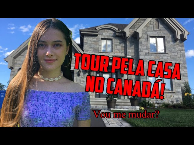 TOUR PELA MINHA CASA NO CANADÁ 