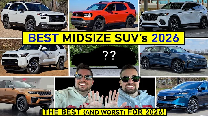 BEST 2-Row Midsize SUVs for 2026 -- Our TOP PICKS After Evaluating ALL of Them! (Top 10)