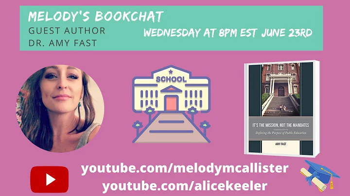 Melody's BookChat with Dr. Amy Fast 8pm EST @mjmca...