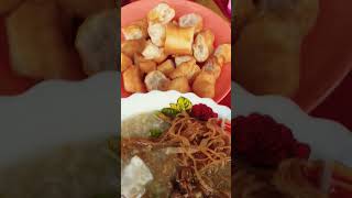 Yummy hot fish porridge & fried noodle shorts metfood streetfood yummy fish porridge noodles