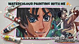 Eren Jaeger/Yeager -- WATERCOLOR [Attack on titan/Shingeki no kyojin]