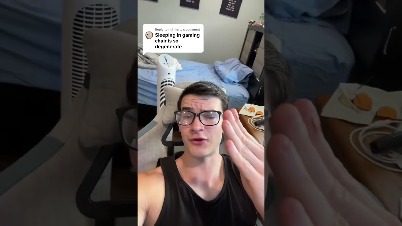 Roasting me for sleeping in my gaming chair 