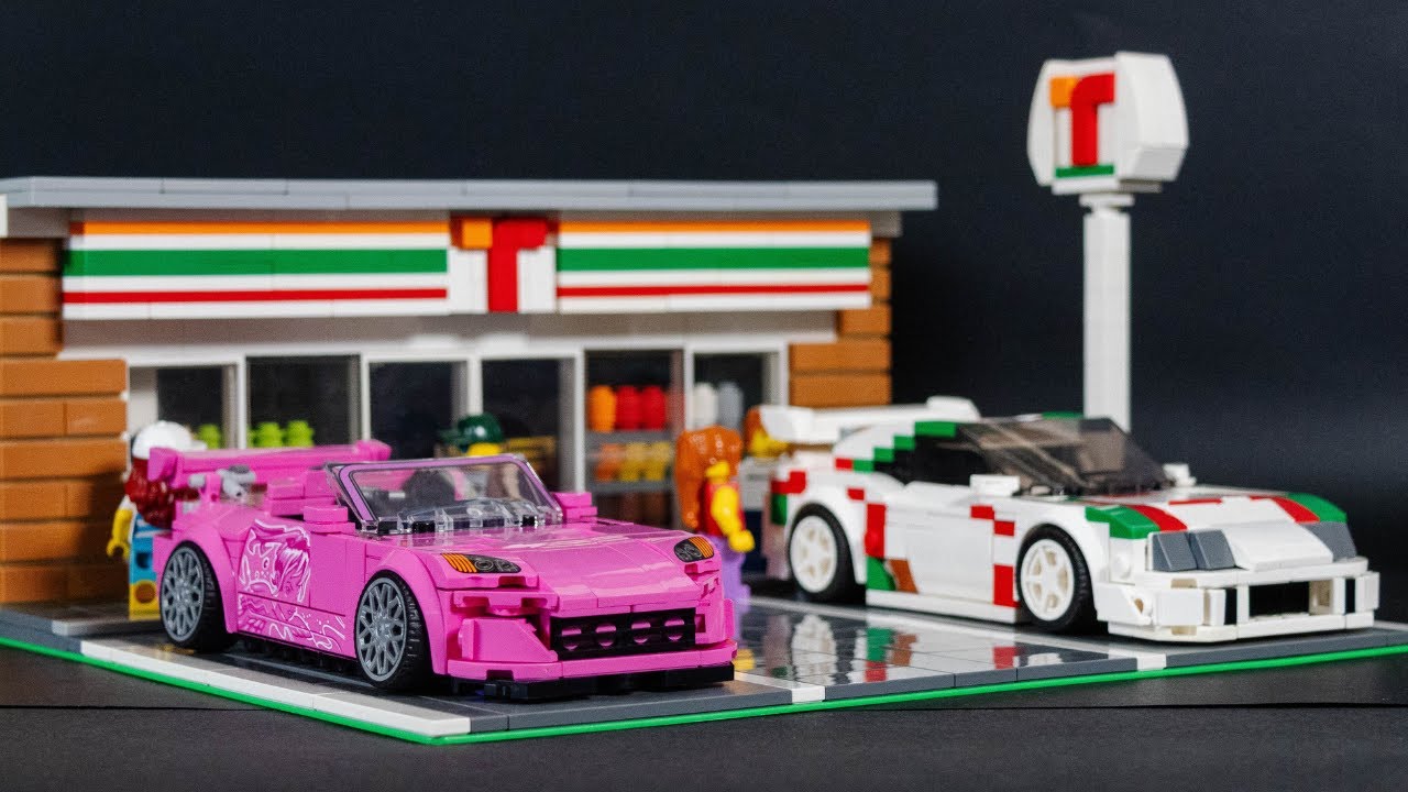 Building a lego 7-eleven for my Speed Champions - YouTube