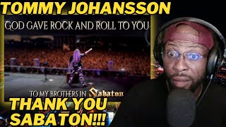 GOD GAVE ROCK AND ROLL TO YOU - TOMMY JOHANSSON (KISS) COVER | EPIC TRIBUTE TO SABATON | REACTION