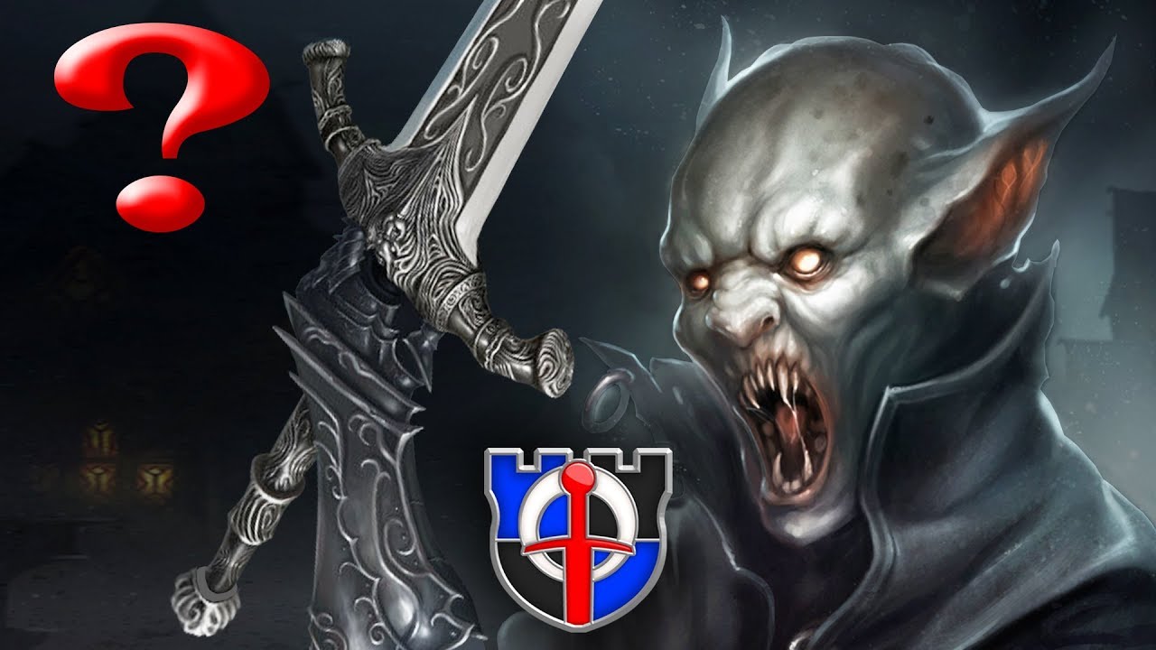 games people play What medieval weapons would a VAMPIRE really use? FANTASY RE-ARMED