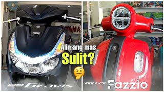 Yamaha Mio Gravis 125 V2 o Yamaha Mio Fazzio 125? Alin ang mas sulit? 🤔 Specs & features comparison.