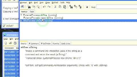 Executing External Commands