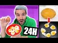 JE MANGE QU'AVEC DES FOOD HACKS OEUF PENDANT 24H