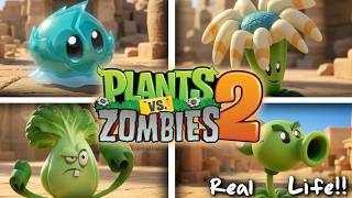 🌱Plants Vs. Zombies 2 in REAL LIFE !! Ancient Egypt【PVZ Animation】