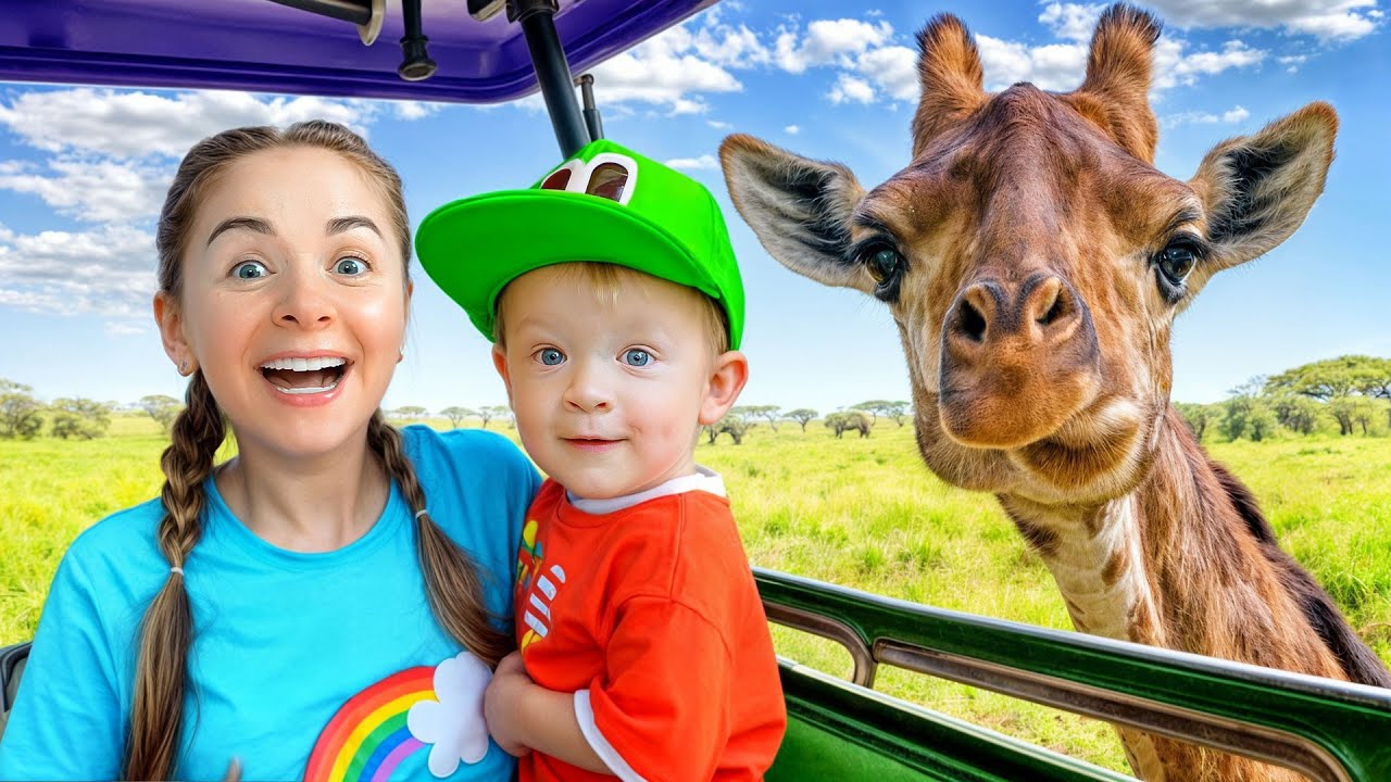 Diana and Roma's FAMILY Fun Day at Dubai SAFARI Park