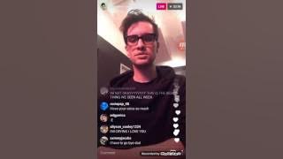 Brendon sings along to Radiohead's
