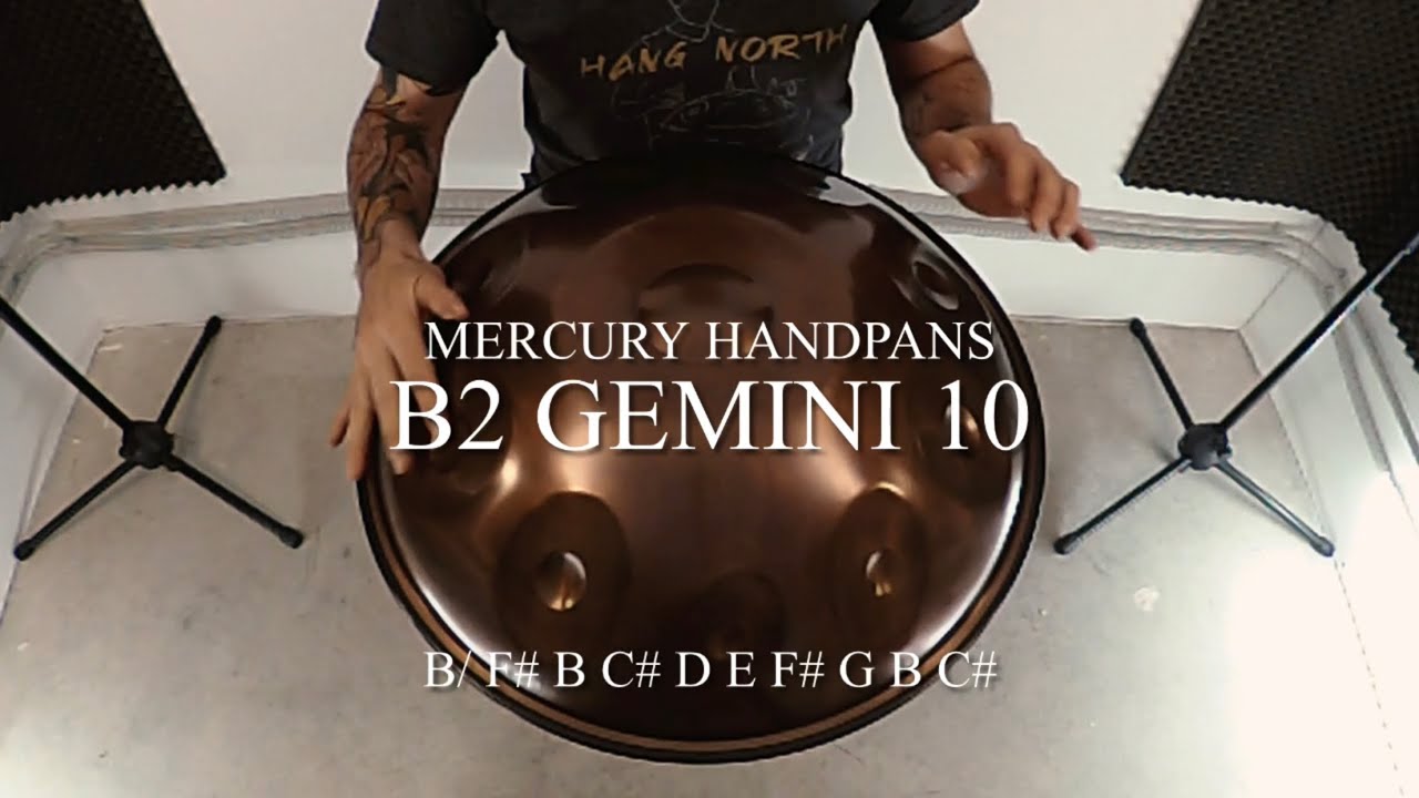 Mercury B2 Gemini 10 (Handpan / Pantam / Sound Sculpture)