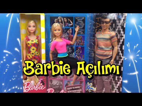Sonsuz Hareket Barbie (Made To Move) Fashionistas Ken 2016 ve Barbie Bebek Açılımı
