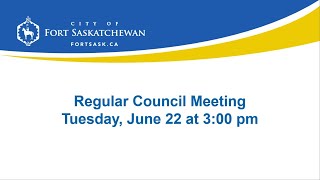 Regular Council Meeting - June 22, 2021