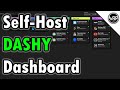 Dashy  hame lab dashboard  proxmox home server  home lab