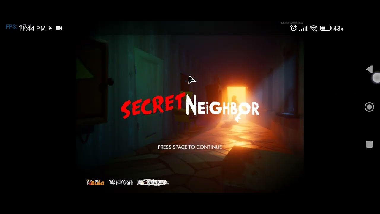 Gameplay Secret Neighbor Halloween Alpha in winlator android 