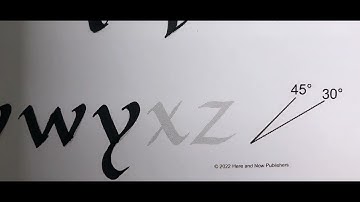 Foundational Calligraphy minuscule w-z