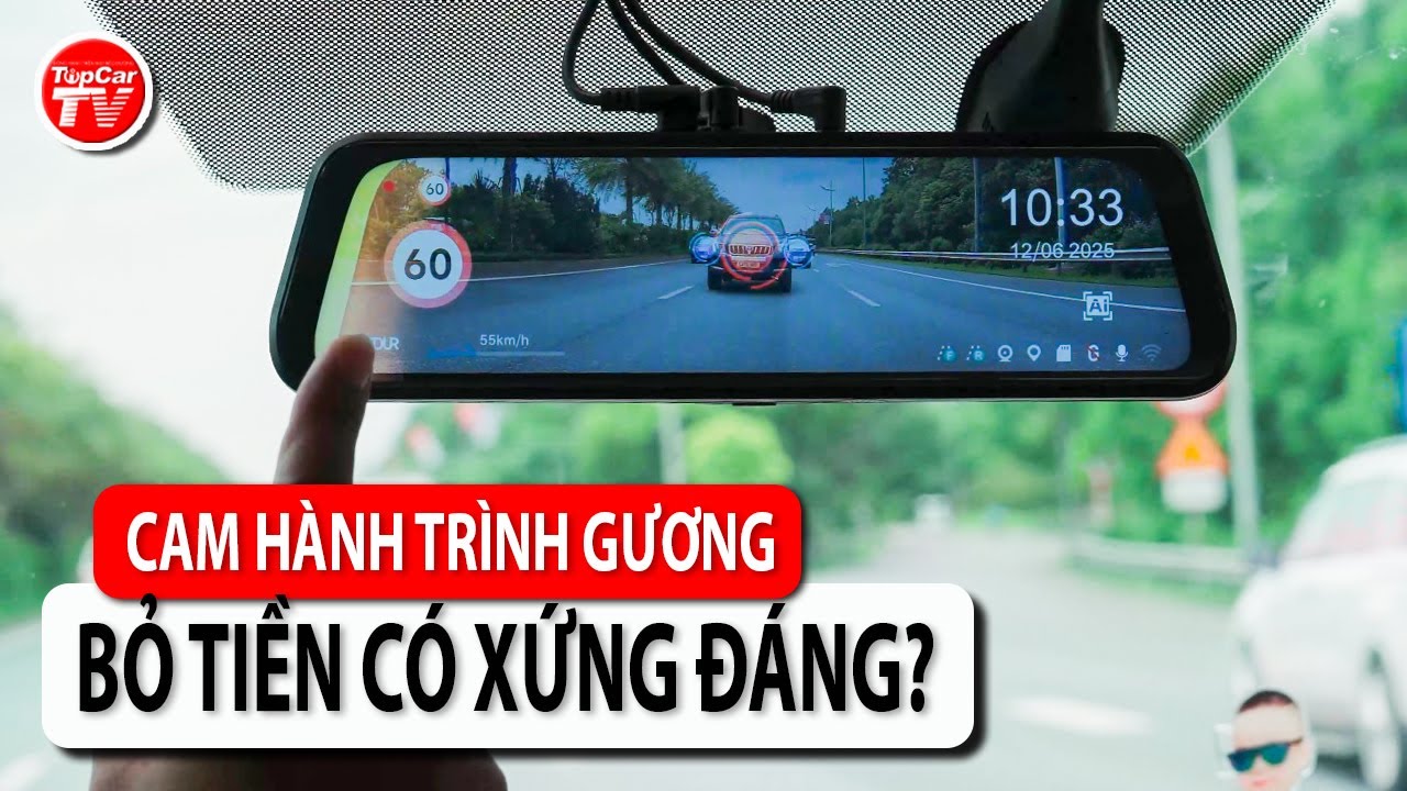 Đánh giá camera hành trình gương Utour C3 - hơn gì gương zin mà nhiều người muốn đổi? | TIPCAR TV