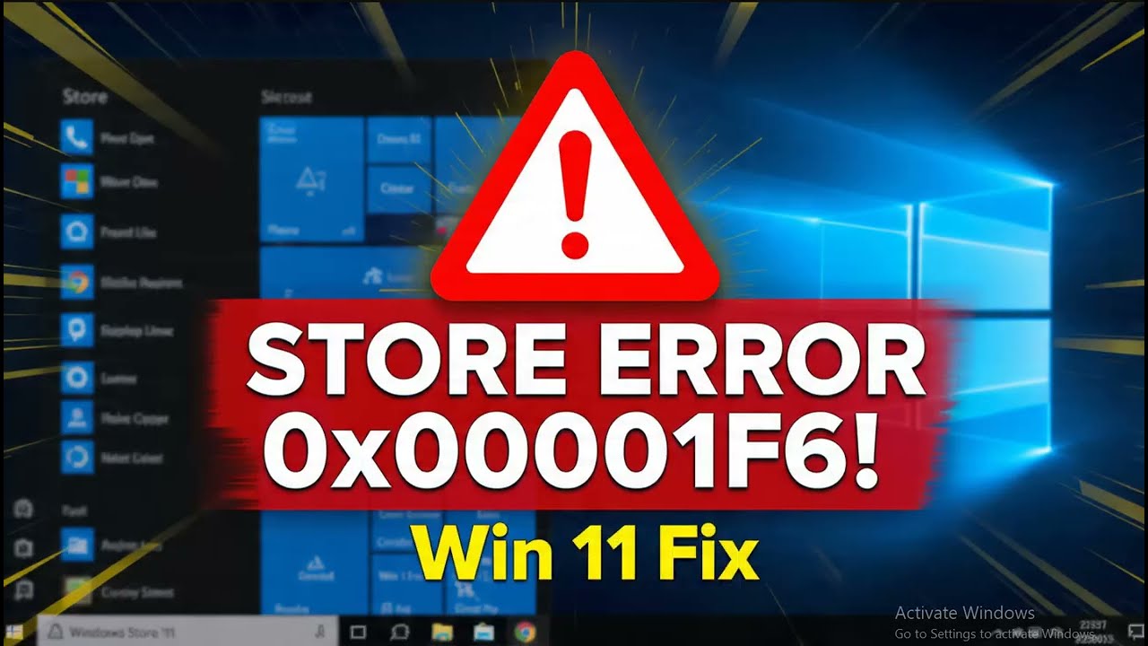 How to Fix Microsoft Store Error Code 0x000001F6 on Windows 11
