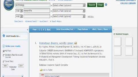 COSC 1300: MCC Library Database Basics