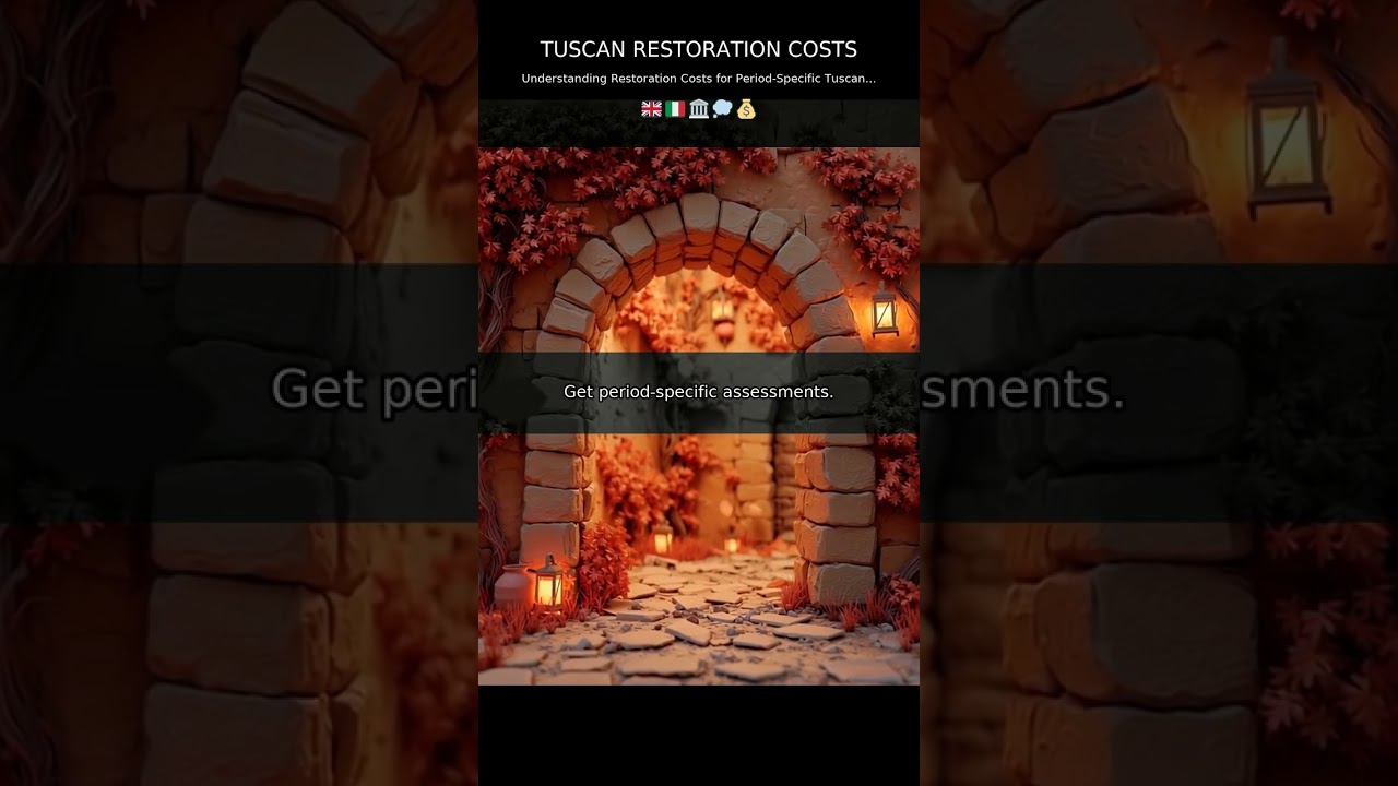 Tuscan Villa Restoration Costs Explained 🏛️ | Period-Specific Budgeting Guide