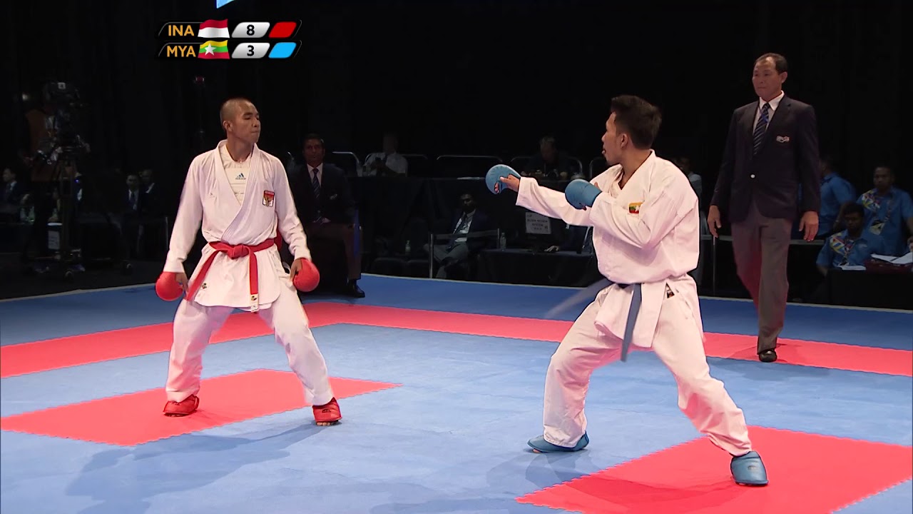 KL2017 29th SEA Games | Karate - Men's Team Kumite MEDAL BOUTS | 24/08