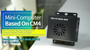 Waveshare Mini-Computer Based On Raspberry Pi Compute Module 4, Mini IO Board Full Ver, Metal Case