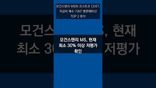 모건스탠리 MS와 코스트코 COST, 지금이 매수 기회? 밸류에이션 TOP 2 분석