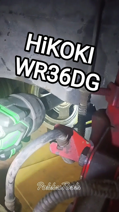 HiKOKI WR36DG High torque impact wrench beraksi hari ini