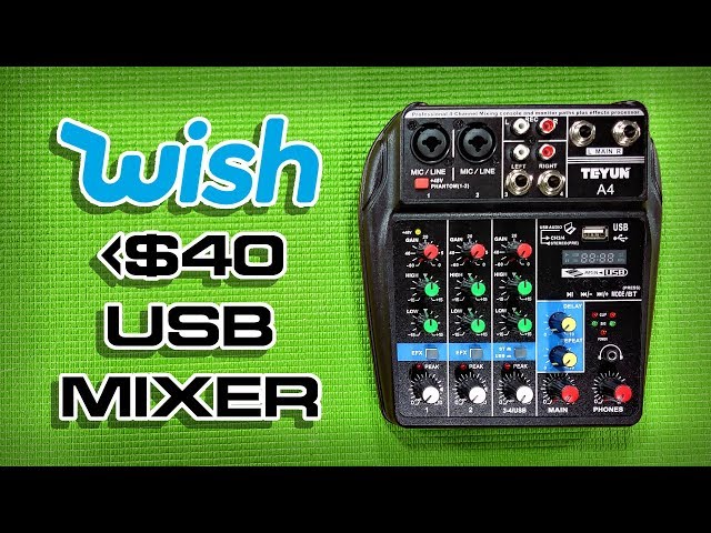 Gear4Music Mix02AU 6-Channel Mini Mixer with USB review