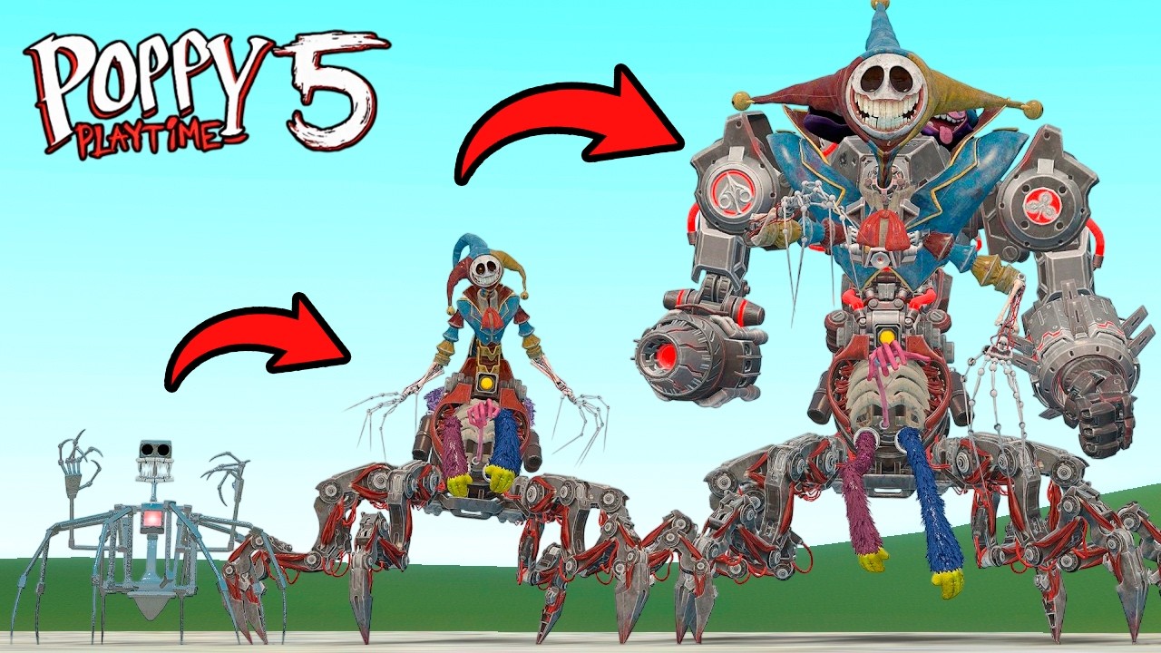 NEW EVOLUTION OF NEW PROTOTYPE FROM POPPY PLAYTIME CHAPTER 5 In Garry's ...