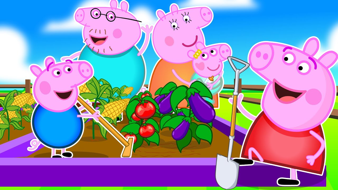 Grow A Garden With The Peppa Family!