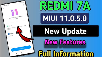 REDMI 7A MIUI 11.0.5.0 New Update Roll Out Start | MIUI 11 New Stable Update
