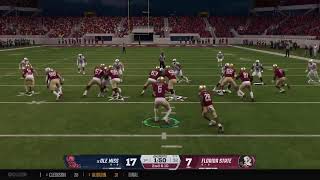 College football 26 14 ole miss at Florida State week 1