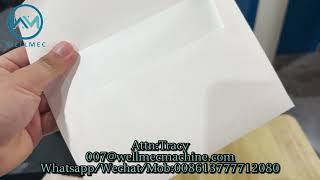 Automatic Wallet Envelope Making Machine, Paper bag and Paper Envelopes Folder Gluer Forming Machine