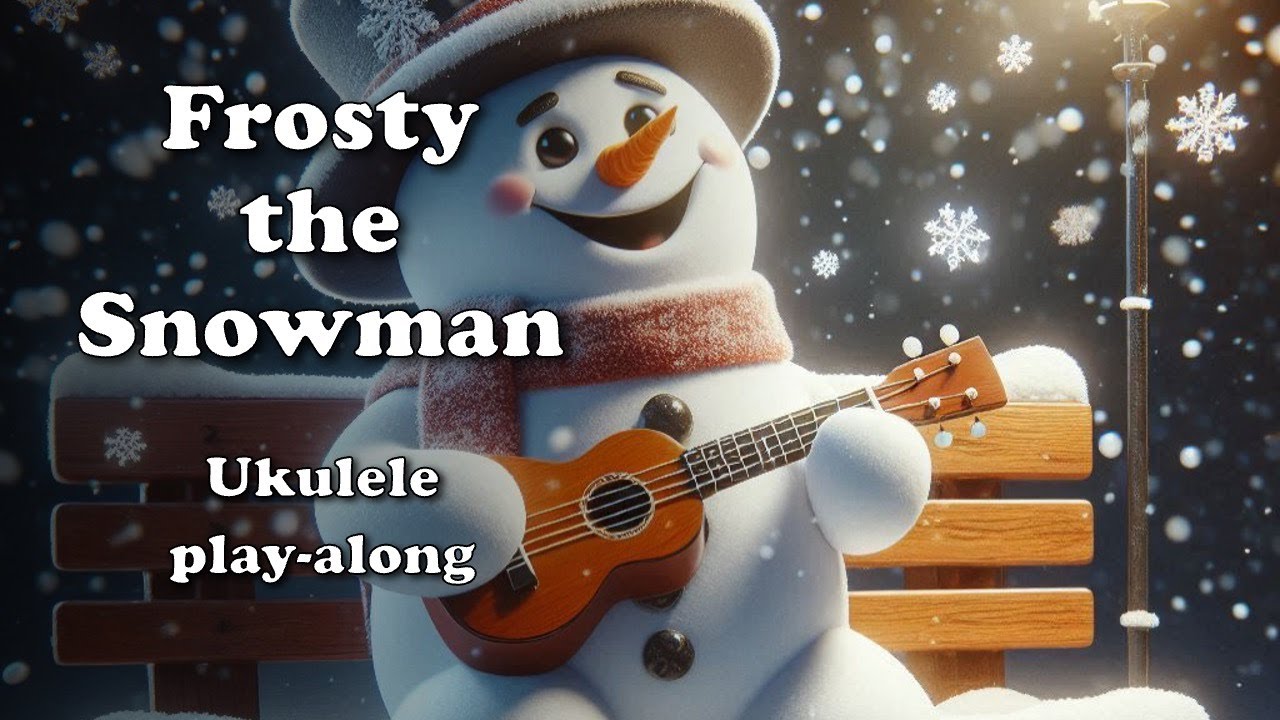 ☃️ Frosty The Snowman - Ukulele play-along ☃️