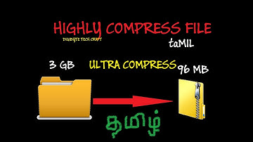 How to Highly Compress Files/Games using 7Zip | Simple Steps | without Losing  Quality in Tamil |