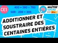 Addition et soustraction des centaines entières CE1 - Cycle 2 - Maths - Mathématiques - Calcul