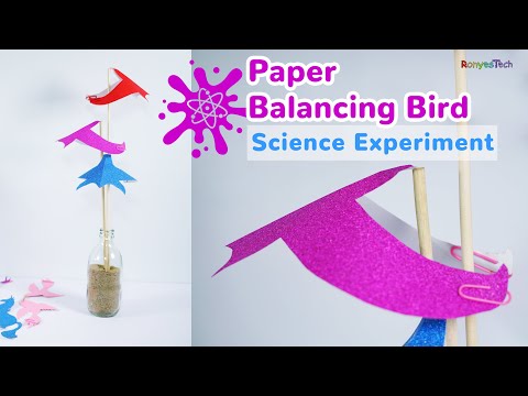 How to Make a Paper Balancing Bird?