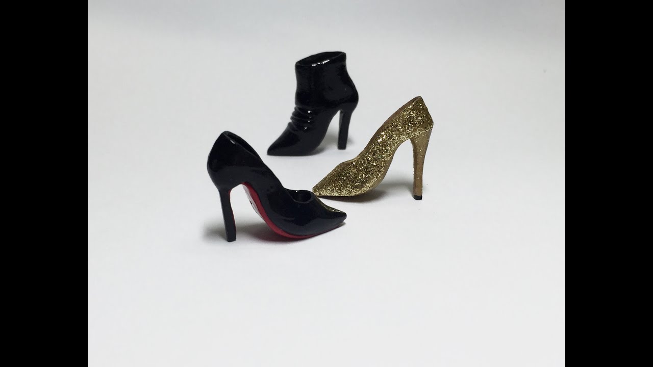 Making Miniature High Heels With Polymer clay(폴리머클레이로 미니어쳐 하이힐 만들기)