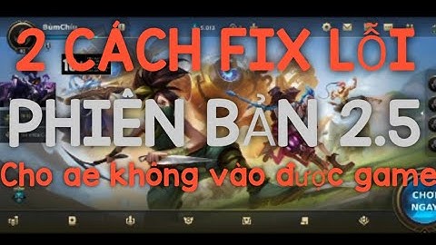 2 Cách Fix Lỗi phiên bản 2.5 cho AE
