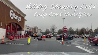 🎥 4K 60FPS Holiday Shopping POV 🚗💨🌧️ | Camp Creek Marketplace, East Point GA | Cozy Autumn Vibes 🍂✨