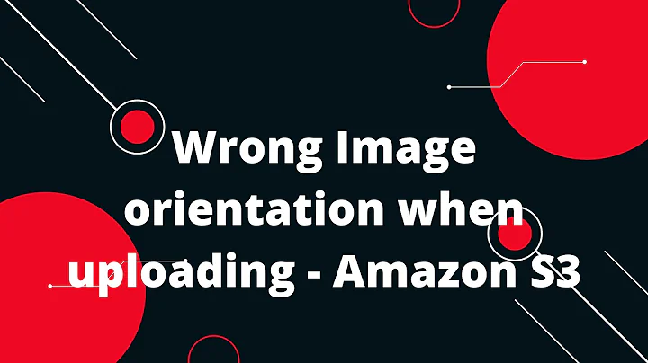 Wrong Image orientation when uploading Amazon S3 Multer S3