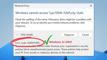 Fix Network Error Code 0x800704f8 In Windows 11 24H2
