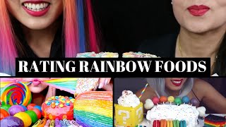 Rating Rainbow Food ASMR