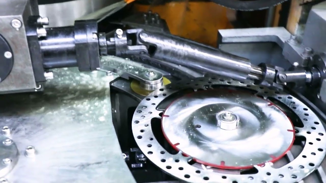 Yuhuan YHDM580F Vertical Double Disc Grinding Machine Two Wheelers Brake Disc Application