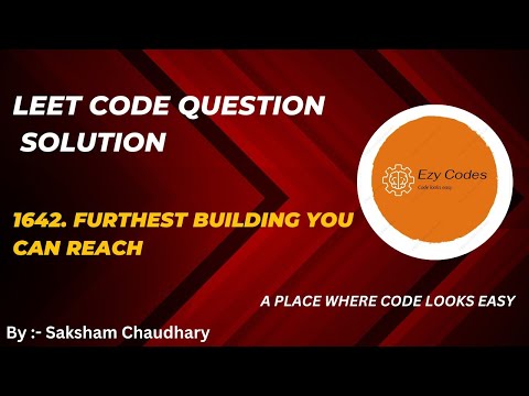 LeetCode problem || 1642. "Furthest Building You Can Reach" solution #dsa #code #leetcode #feb #potd