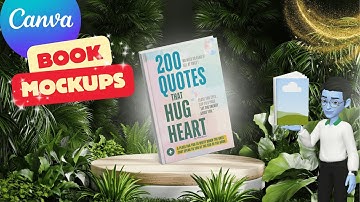 How to Create Book Mockup in Canva | Canva Tutorial for Beginners 📚