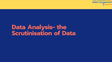 Help with Data Analysis Assignment Help at the Online Assignment Expert