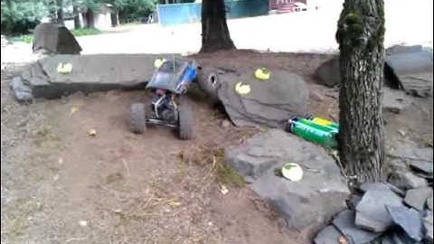 RS10 rockslide, the course